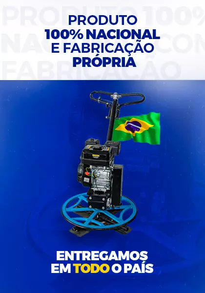 Acabadora de concreto para todo o país